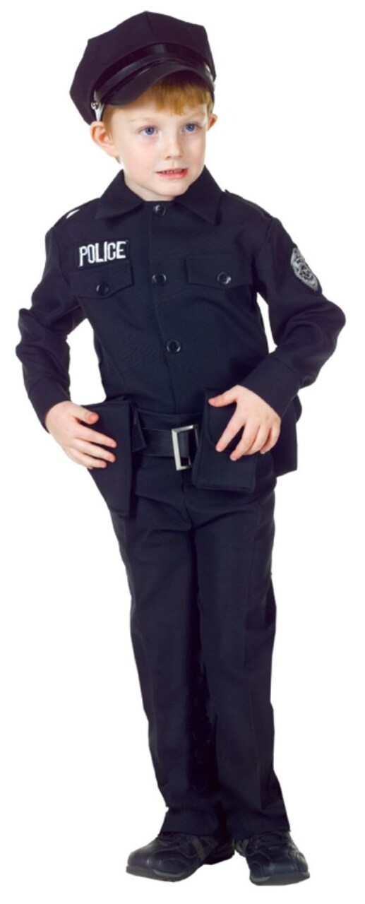 The Costume Center Black Policeman Set Boy Child Halloween Costume - Medium